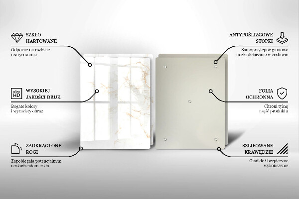 Chopping board Elegant stone marble