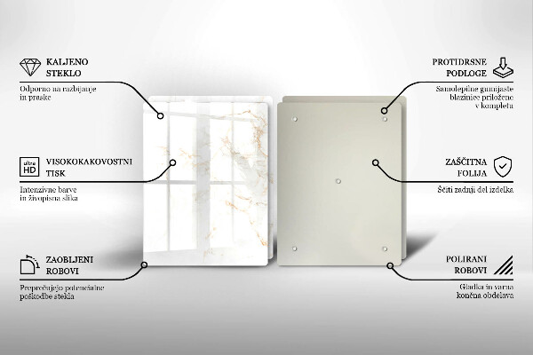 Chopping board Elegant stone marble