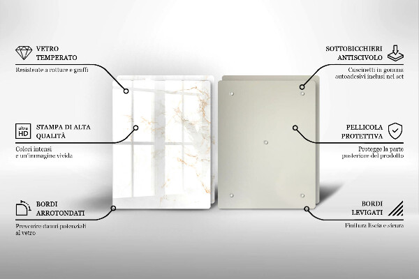 Chopping board Elegant stone marble