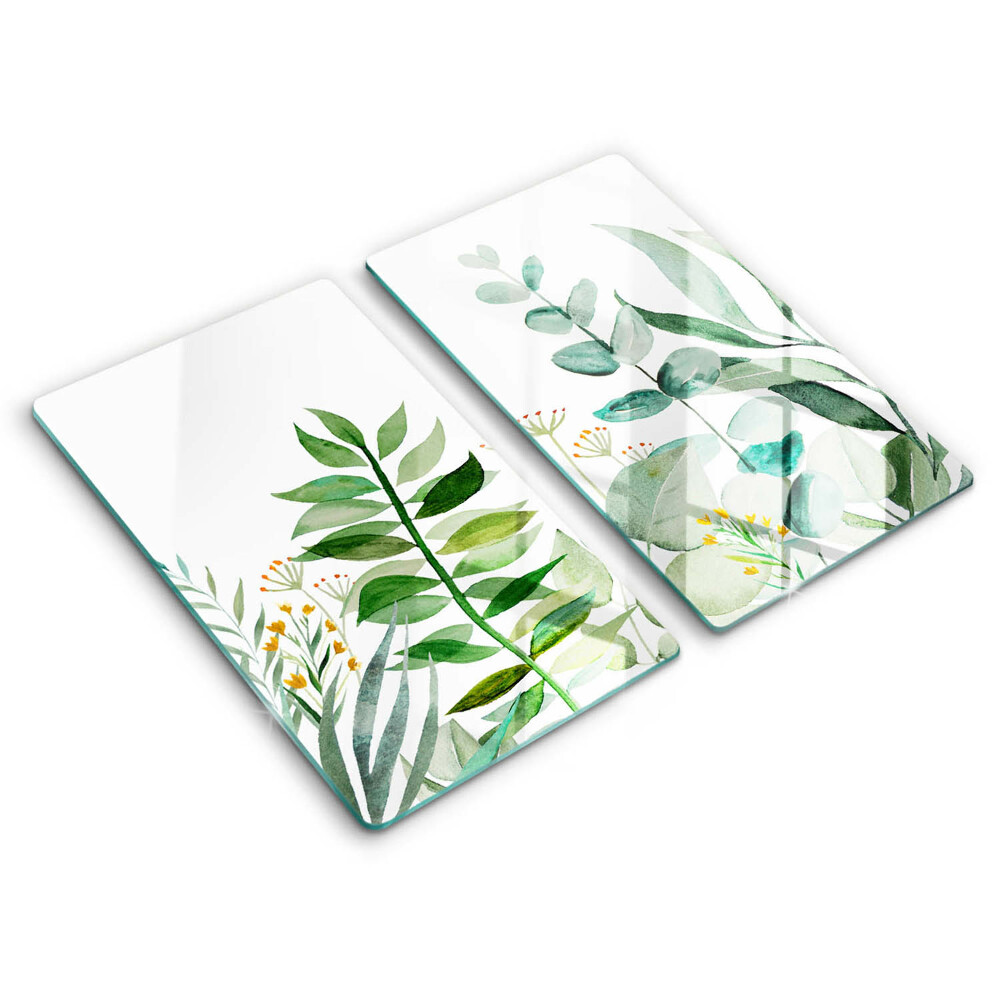 Chopping board Plant leaves illustration