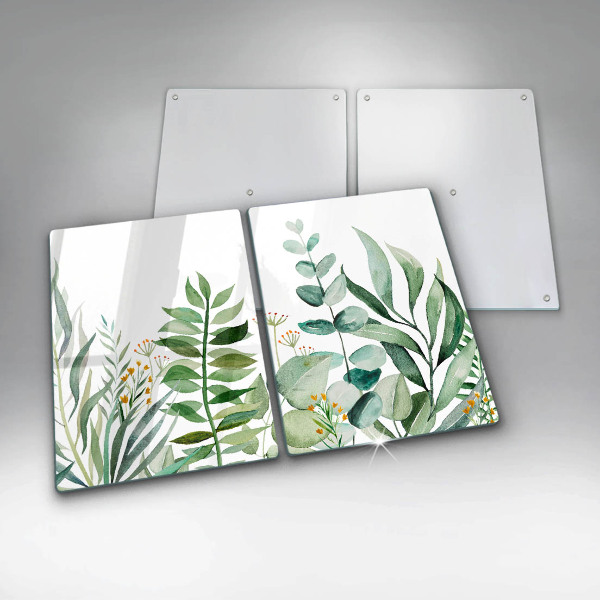 Chopping board Plant leaves illustration