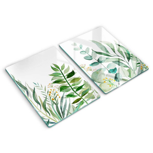 Chopping board Plant leaves illustration