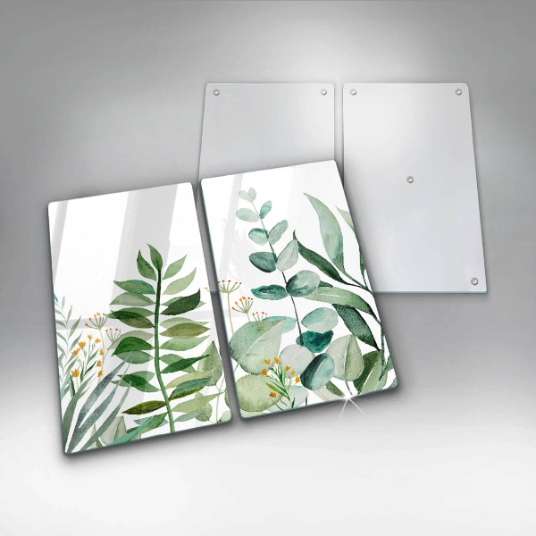 Chopping board Plant leaves illustration
