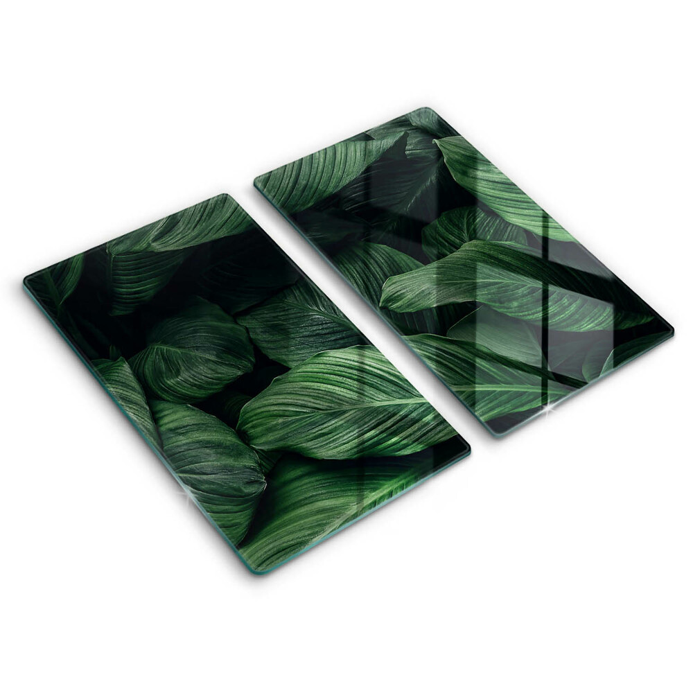 Chopping board Dark leaves