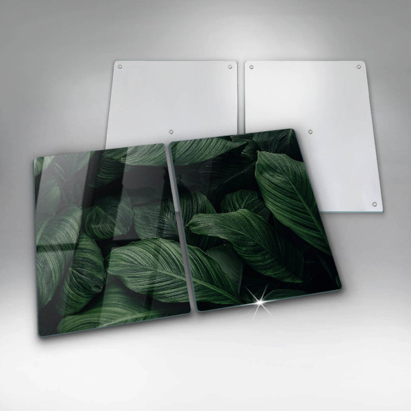 Chopping board Dark leaves