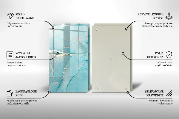 Chopping board Abstraction stone