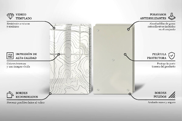 Chopping board Line-art design
