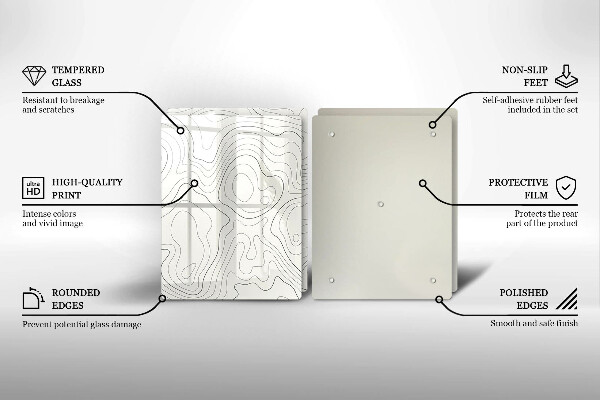 Chopping board Line-art design