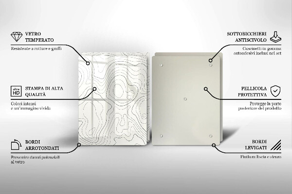 Chopping board Line-art design
