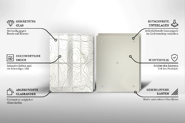 Chopping board Line-art design