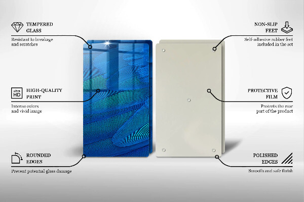 Chopping board Bird feathers