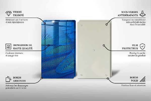 Chopping board Bird feathers