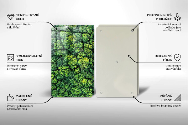 Chopping board Nature - moss plant