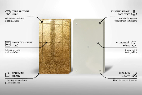 Chopping board Gold texture background