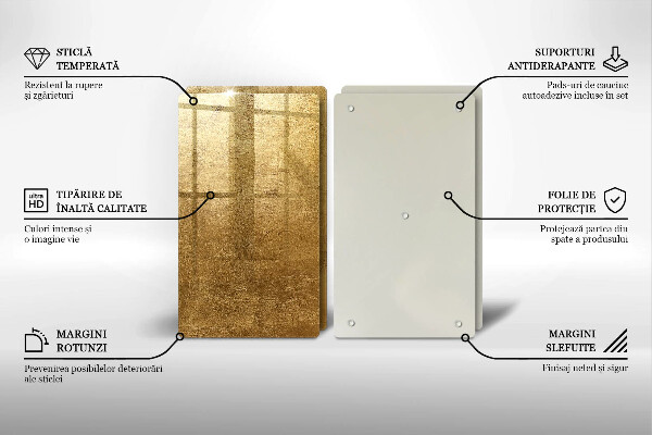 Chopping board Gold texture background