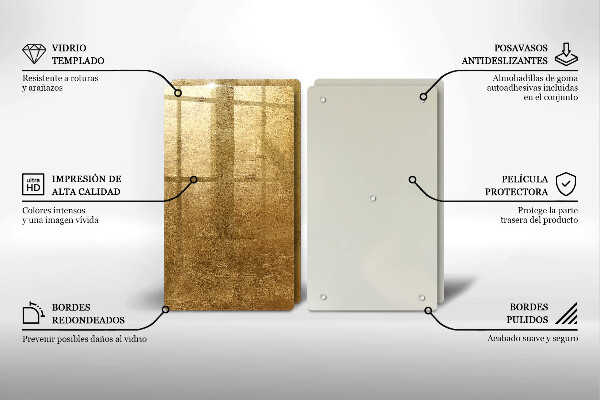 Chopping board Gold texture background