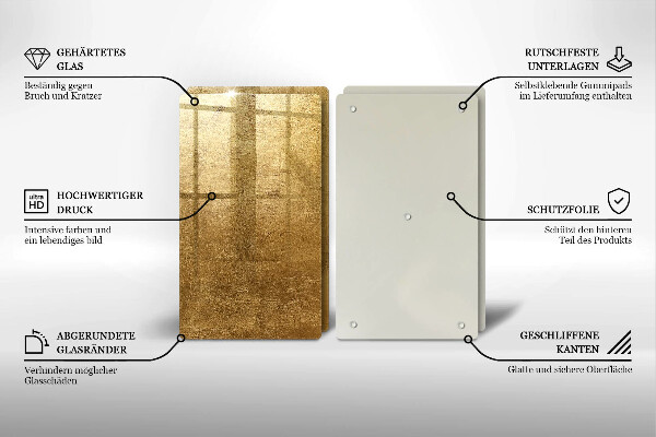 Chopping board Gold texture background