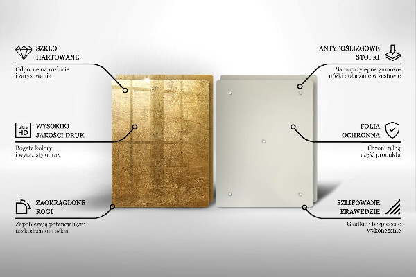 Chopping board Gold texture background