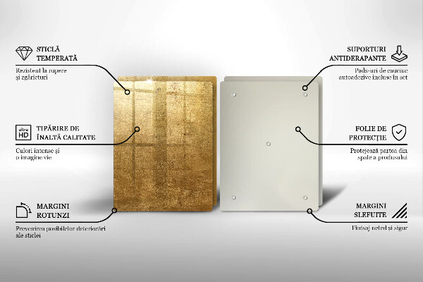 Chopping board Gold texture background