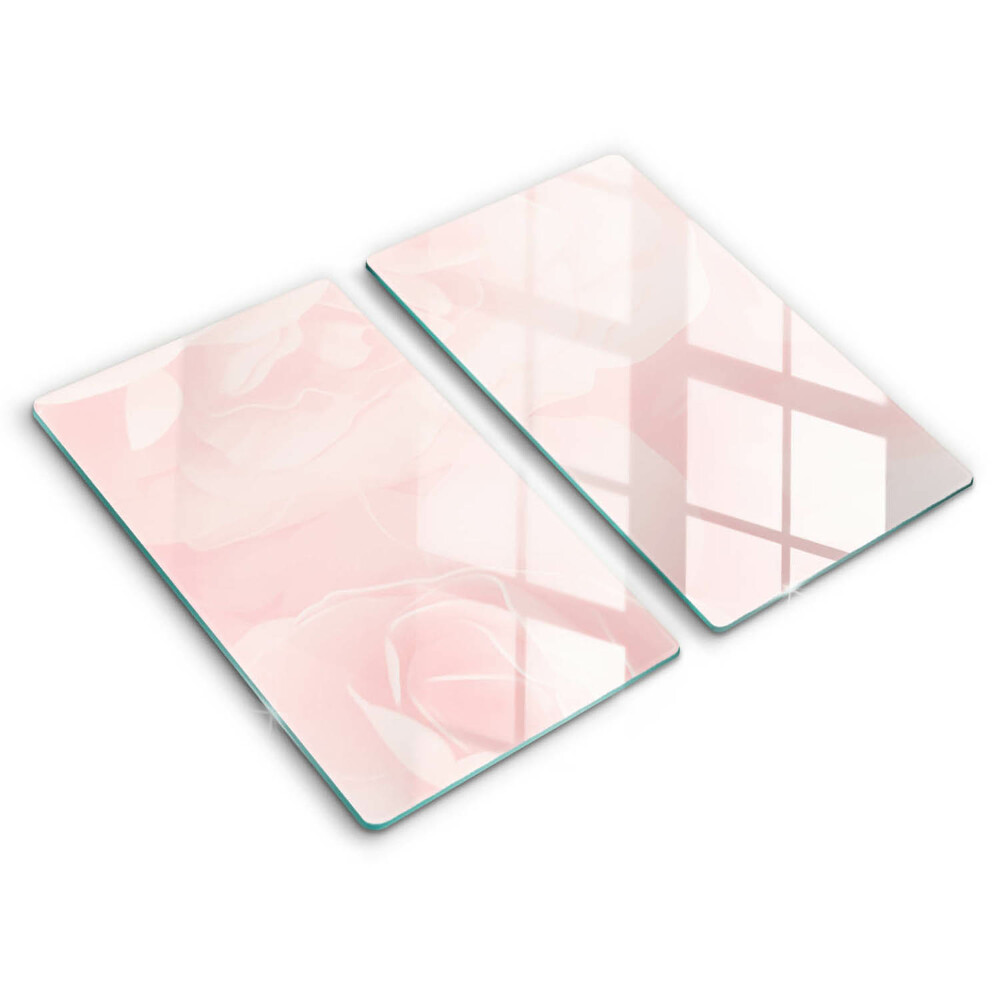 Chopping board Pastel background roses