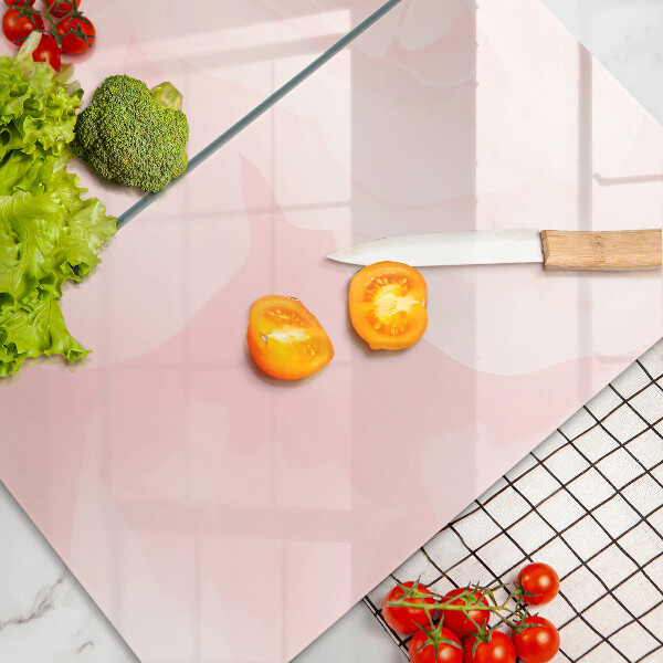 Chopping board Pastel background roses