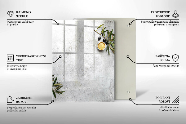 Kitchen chopping board Green color