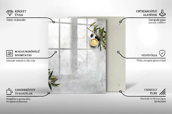 Kitchen chopping board Green color