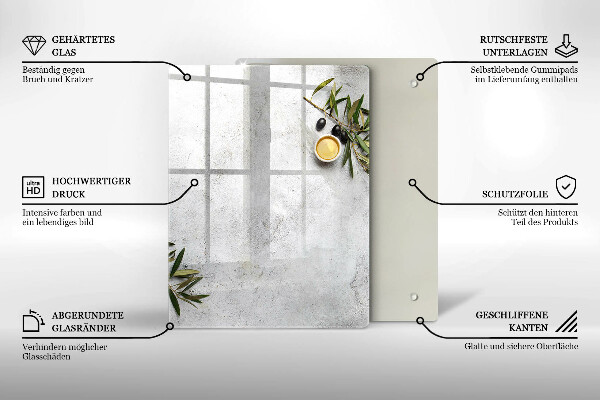 Kitchen chopping board Green color