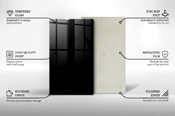 Kitchen chopping board Black colour