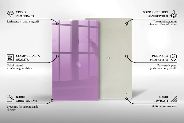 Kitchen chopping board Violet colour