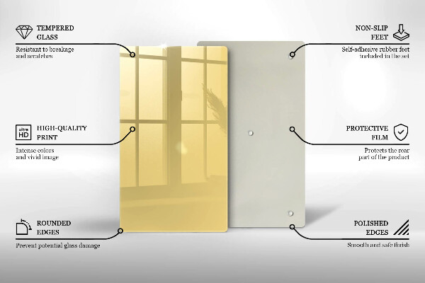 Kitchen chopping board Yellow