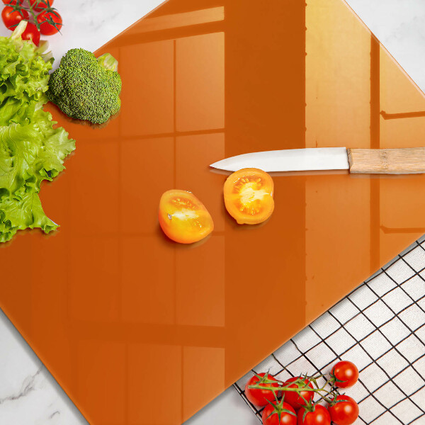 Kitchen chopping board Orange color