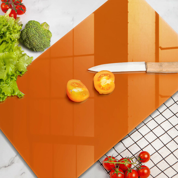 Kitchen chopping board Orange color