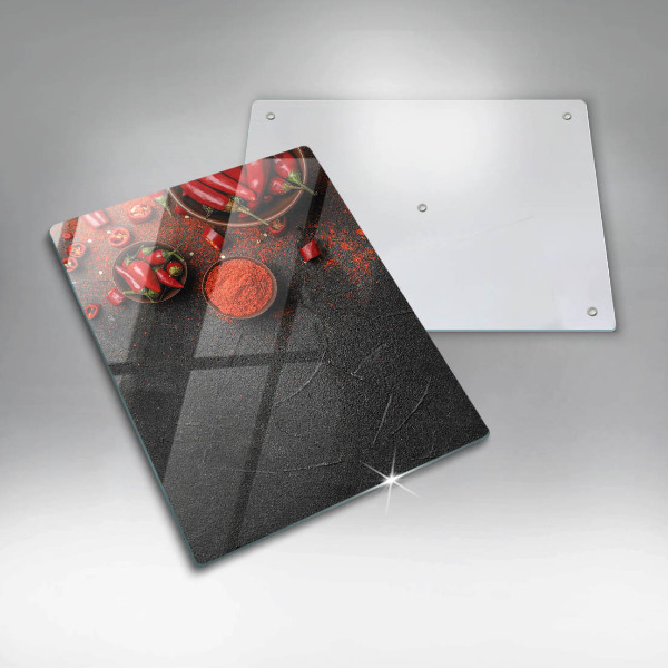 Worktop protector Red chili peppers