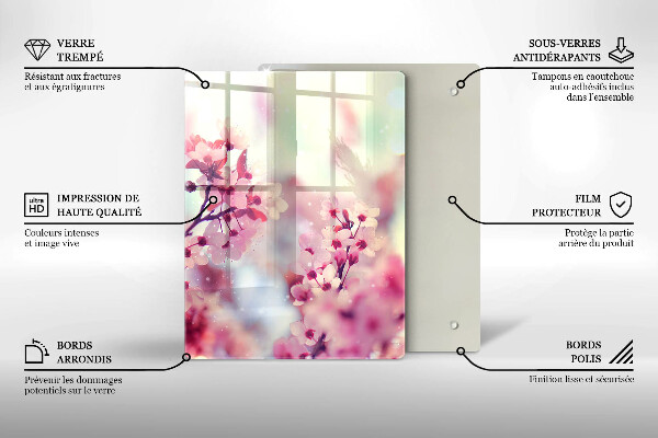 Worktop protector Dark wood board