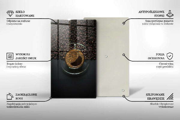 Chopping board Coffee and grains