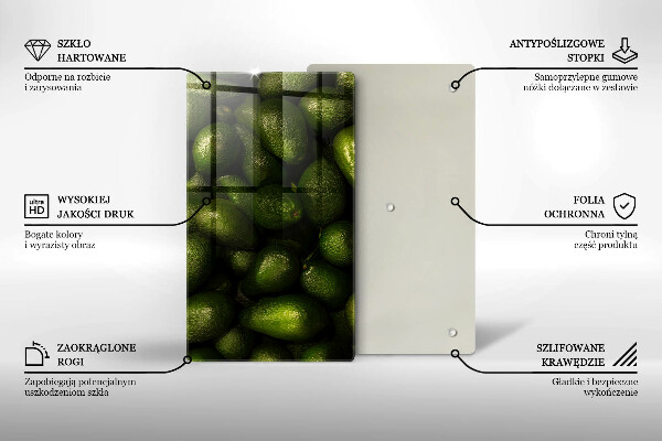 Chopping board Avocado fruit