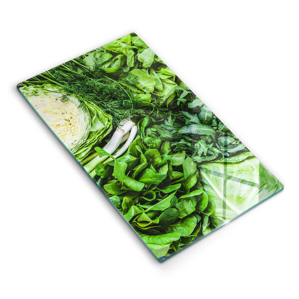 Chopping board Green vegetables