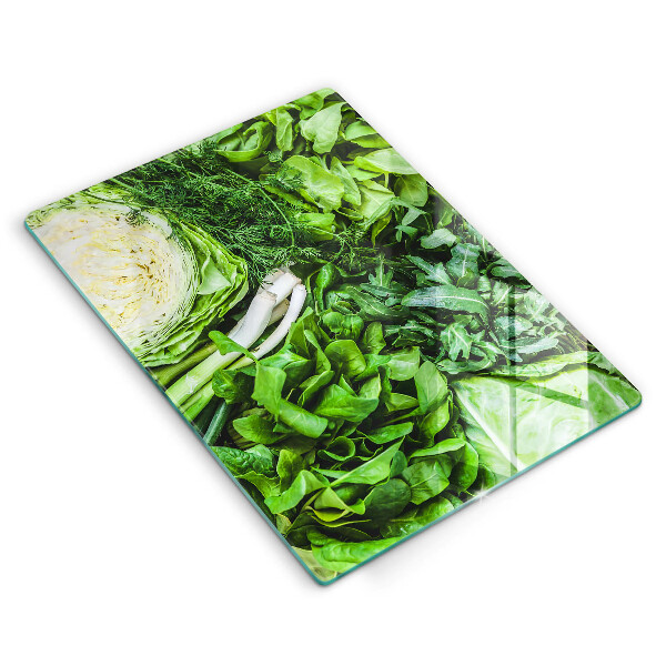 Chopping board Green vegetables