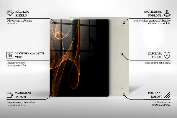 Chopping board Green vegetables
