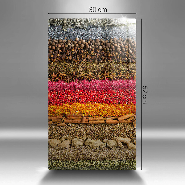 Chopping board Colorful spices