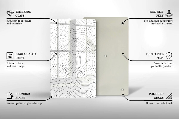 Worktop protector Abstraction shapes