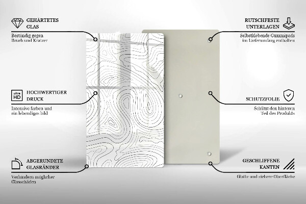 Worktop protector Abstraction shapes