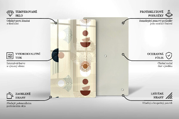 Worktop protector Boho shapes geometry