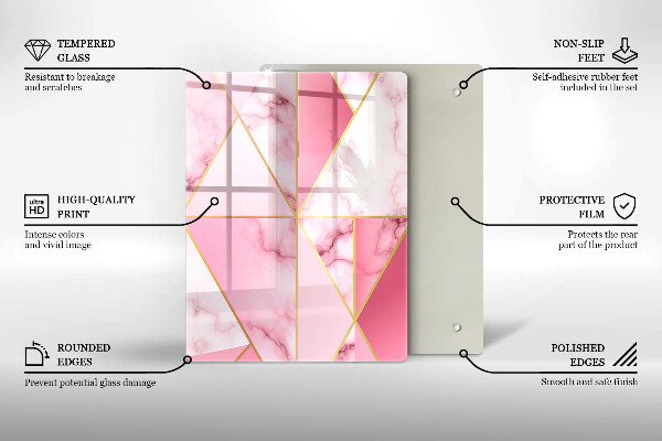 Worktop protector Boho shapes geometry