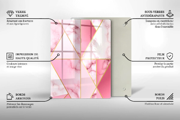 Worktop protector Boho shapes geometry