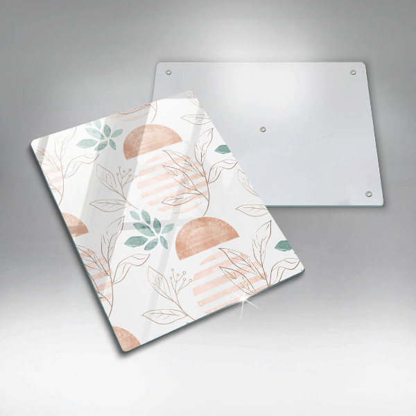 Worktop protector Boho pattern leaves
