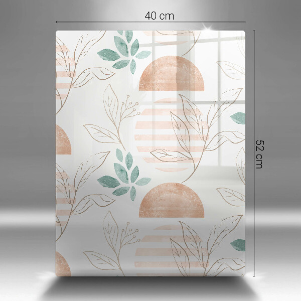 Worktop protector Boho pattern leaves