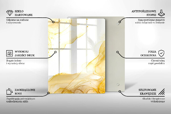 Worktop protector Boho pattern leaves