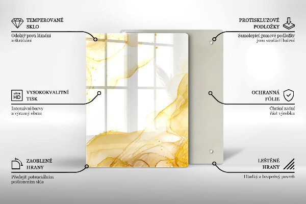 Worktop protector Boho pattern leaves